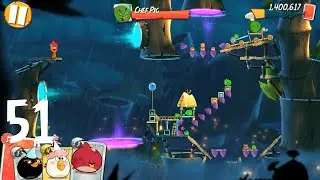 Angry Birds 2: level 51, 3Star