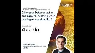 Difference between active and passive investing when looking at sustainability?