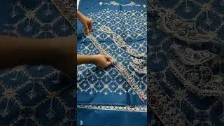 2022270 -Baroque Embroidered Luxury Lawn Collection- Teal Blue