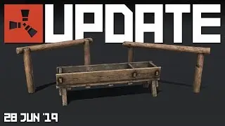 HORSE TROUGH and HITCHING POST, cinematic animations | Rust update 28th June 2019