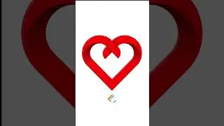 Heart Icon | Adobe Illustrator #shorts