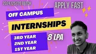 Software Development Internship 2024|25|26 Batch #internship #internshipsforcollegestudents #2024