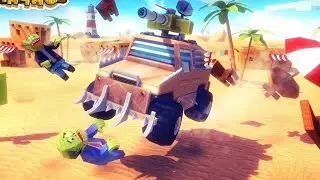 Zombie Offroad Safari 2017 - DogByte Games - (POCO C61) Zombie Vs Cars - Gameplay HD 720p