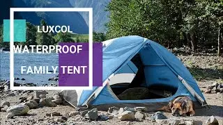Luxcol 4 Person Camping Tent Waterproof Dome Tent
