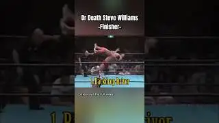 DR DEATH STEVE WILLIAMS - Backdrop Driver #finisher