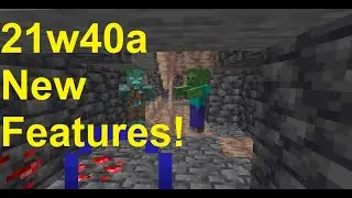 All New FEATURES in Minecraft 21w40a in under a minute!