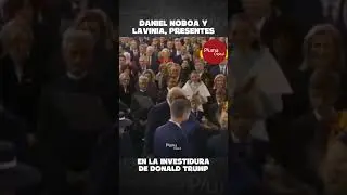 Daniel Noboa y Lavinia presentes en la posesi&oacute;n de #DonaldTrump