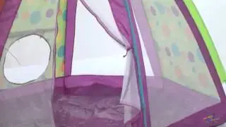 Pacific Play Tents Fun Zone Tent & I See You 6 ft Tunnel Combo - Product Review Video