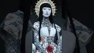 Cyber geisha aesthetics