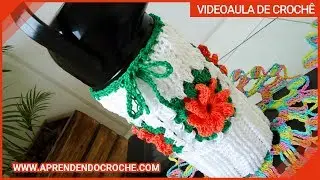 Capa de Croche para Garrafa Térmica 1 Litro - 1º Parte