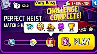 match & hatch rainbow perfect heist very easy solo challenge | match masters