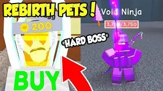 *NEW* REBIRTH PET EGG AND REBIRTH ZONE IN NINJA MASTERS!! (Roblox)