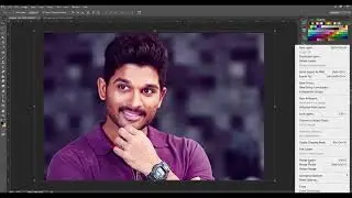 Allu Arjun Smudge Painting Tutorial Photoshop