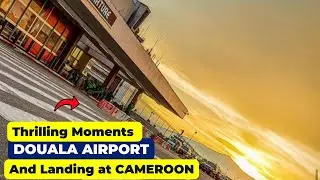 Douala International airport plane spot moments 4k