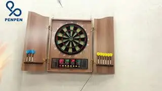 Buy Electronic Dartboard With Wood Cabinet