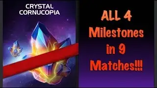 Marvel Contest of Champions - Cornucopia. All Milestones in 9 Matches!