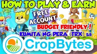 HOW TO PLAY - CropBytes - 100% Legit!!! FARM & EARN CRYPTO [TRX] DAILY (TAGALOG/ENG)