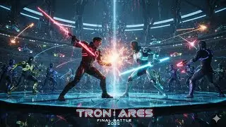 TRON Ares Fight Scene 2025  Epic Battle / Scifi Movies