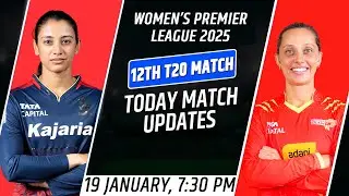 WPL 2026 Match NO-12 | GGW vs RCBW | Stats | #BBL #Live #trending