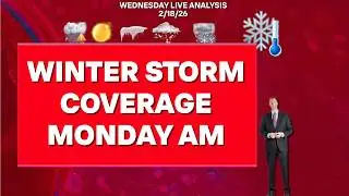 THUNDER NOW WITH BIG SNOW STORM COMING - TIMING/TRACK/IMPACTS TO EXPECT