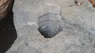 Caving with friends