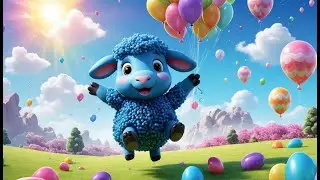 Baa Baa Blue Sheep&rsquo;s Balloon Ride | Fun Balloon Adventure Song for Kids | Sheep and Sky Journey