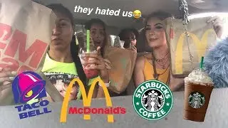 ORDERING WHAT THE PERSON IN FRONT OF US ORDERS!! | Brianna P