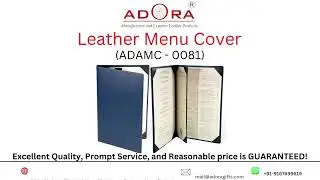 Genuine Leather Menu Cover #genuineleather #leatherproducts #leathercover #business #export #cover