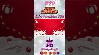 Merry Christmas Intro Template 20 for YouTube Channels No Text + No Copyright + Free Download