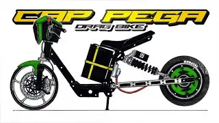 How to draw a Pega Drag Cap electric bicycle.