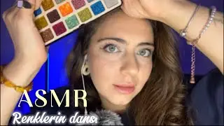 ASMR | Spit Painting with glitter (Mouth Sounds) 