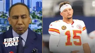 FIRST TAKE | Mahomes is WASHED!! - Stephen A. on Chiefs ruled out of playoffs after loss to Chargers