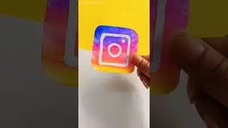 Instagram Logo Making | App Logo Making #shorts #instagramlogo #crafts-to-craft