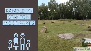 Family Ramble in derbyshire Stanton moor (9 ladies stone stone circle) part 2