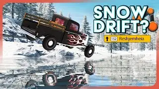 Full send Drifting at new Norwegian Snow map!