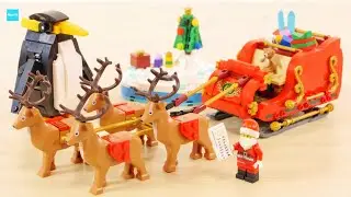 レゴ シーズナル サンタのそり ペンギンのクリスマス 40499 40498 ／ LEGO Seasonal Polar Bear & Gift Pack