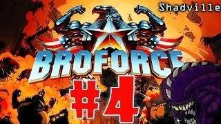 Broforce (PS4) Прохождение игры #4: Нападение Чужих