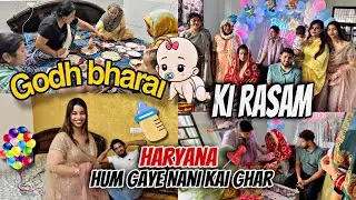 Godh Bharai Ki Rasam || Hum Gaye Haryana || Naani Kai Ghar || Aayu Vlogs