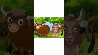 Y For Yak | Animal Running - Surprise Magic | Hindi Rhymes & Cartoons | #viral #cartoon #shorts
