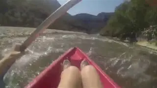 Descente des Gorges de l'Ard&egrave;che en kayak