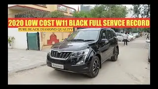 2020 BS6 XUV 500 W11 BLACK WITH SERVICE RECORDS, SECOND HAND XUV IN LOWEST COST EVER, MINT XUV W11