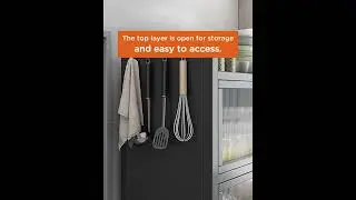Joybos&reg; 6 Tier Upgrade Large Metal Kitchen Pantry Storage Cabinet#kitchen #home #kitchenware