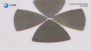 Z-LION Electroplated Triangular Diamond Polishing Pads