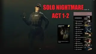 SOLO NIGHTMARE - BACK 4 BLOOD. NEW PATCH [1-2] [UNCUT]
