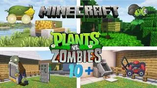 How To Build Way MORE Plants Vs Zombies in Minecraft! (NO MODS NEEDED)
