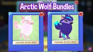 LIGHTSIDE AND DARKSIDE ARCTIC WOLF BUNDLE | Animal Jam