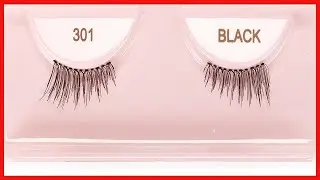 Andrea Strip Lashes, Accent Lash #301, (61301) 1 Pair (Pack of 4)