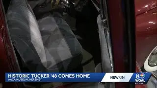 Rare Tucker 48 car driven by Preston Tucker's great-grandson in the Susquehanna Valley