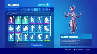 Showing all of my emotes with the Cube Queen