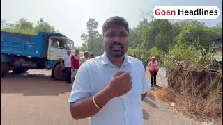 Sesa Vedanta mine workers on Monday halted the transportation of iron ore at the Codli mines
